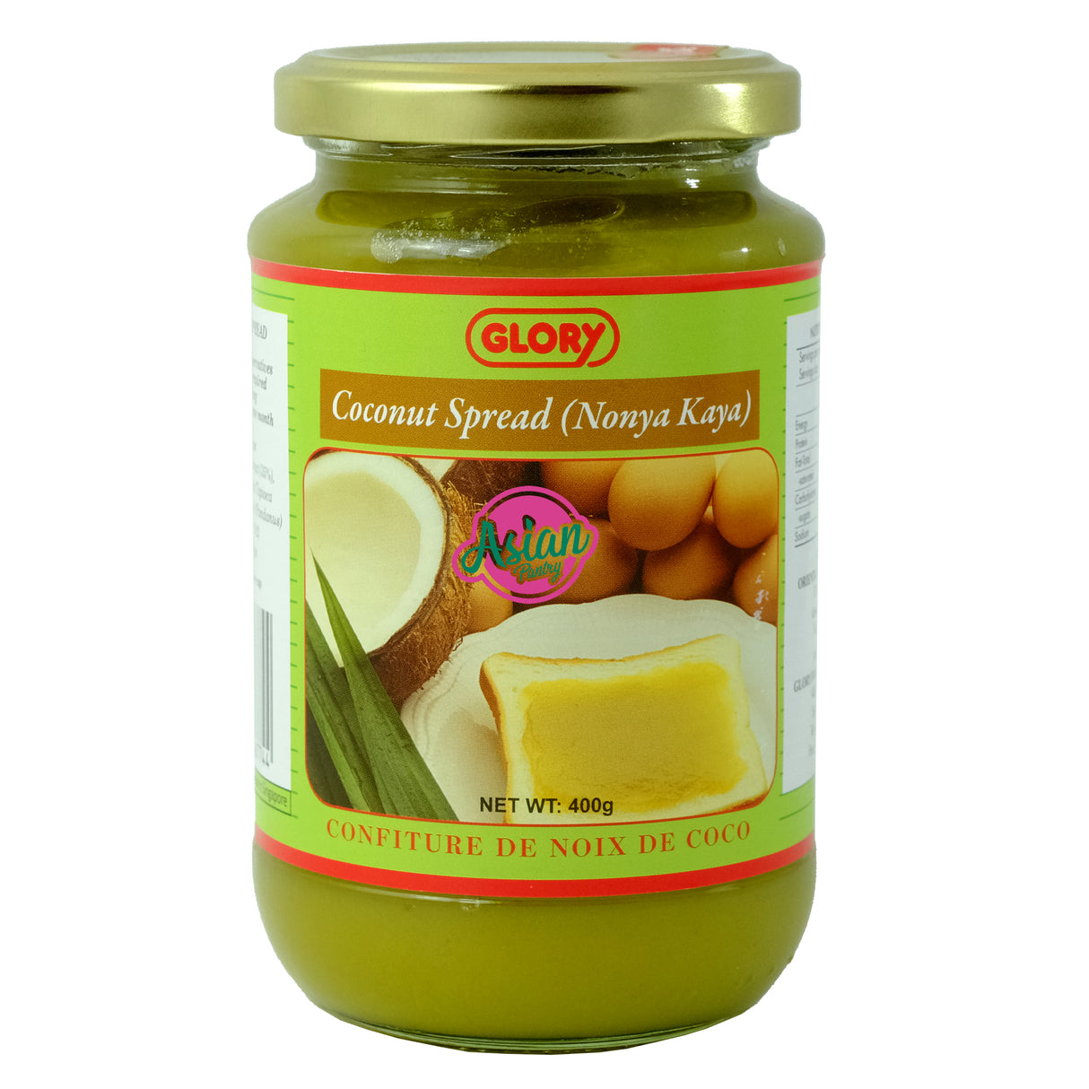 Glory Coconut spread (Nonya Kaya) 400g Front
