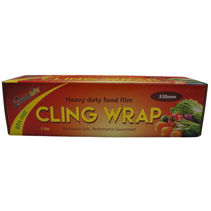 Greenlife Cling Wrap 33cm x 600m 2.2kg Front