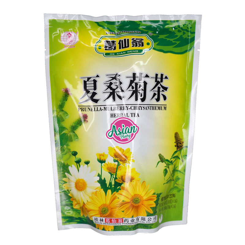 Ge Xian Weng Prunella-Mulberry-Chrysanthemum Herbal Tea 160g Front