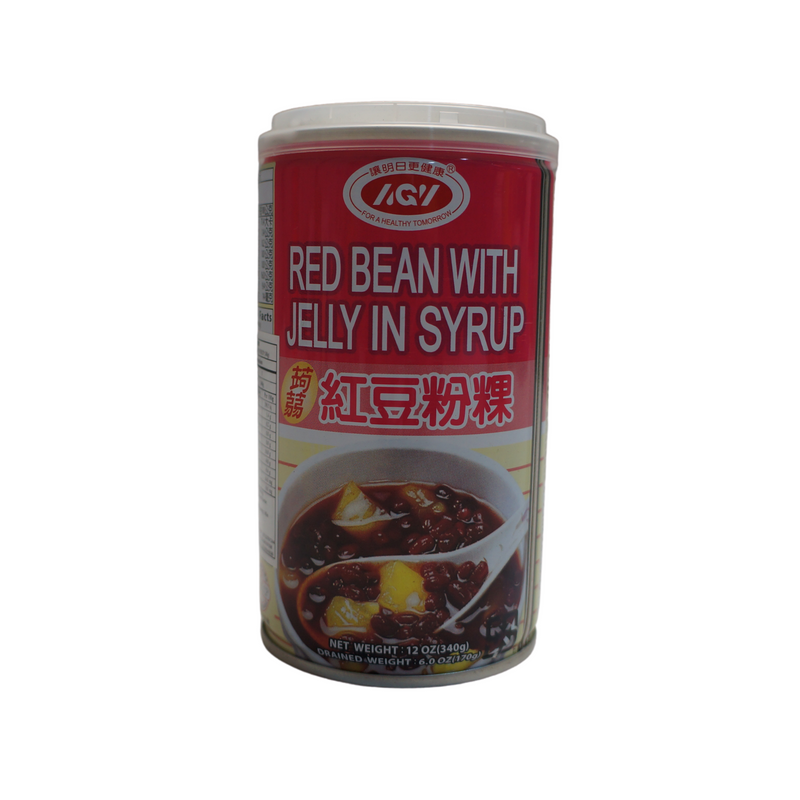 AGV Red Bean with Jelly in Syrup 340g Front