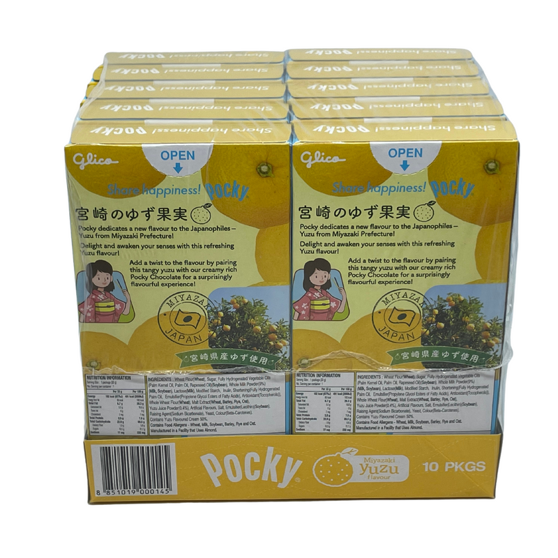 Glico Pocky Yuzu Flavour 33g Nutritional Information & Ingredients 2