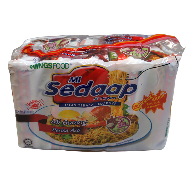 Mi Sedaap Mee Goreng Noodles Original 5pk 455g Front