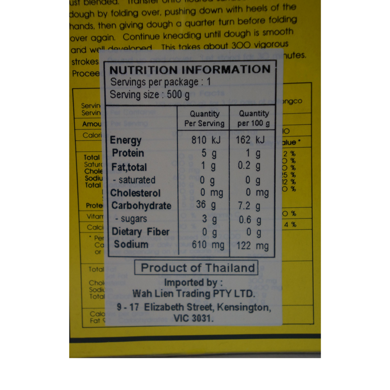 Tippy Potongco Mix 500g Nutritional Information & Ingredients