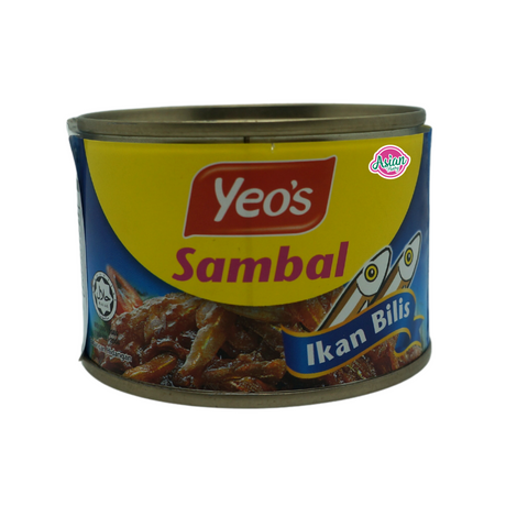 Yeo's Sambal ANCHOVIES 160g Front
