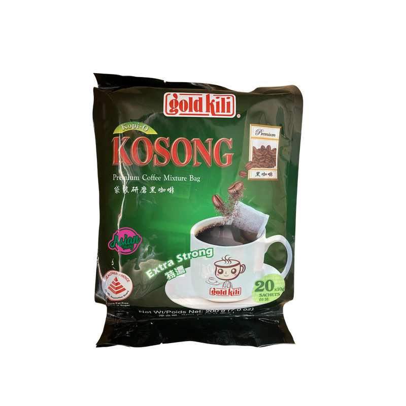 Gold Kili Kopi-O Kosong Premium Coffee 20 pack 200g Front