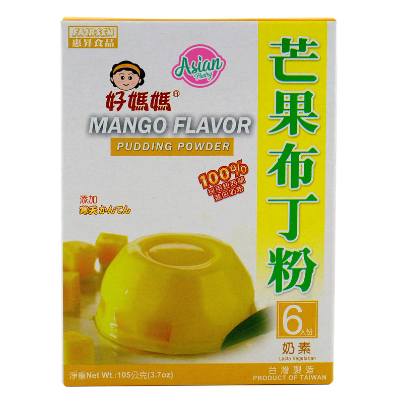 Fairsen Mango Flavour Pudding Powder 105g Front