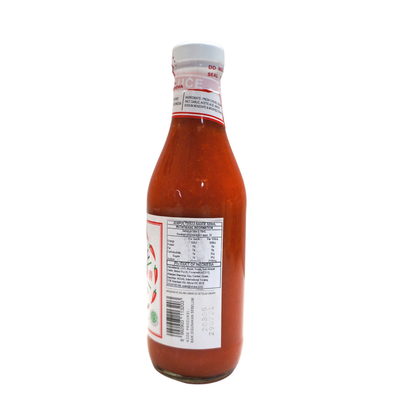 Sambel Asli Jempol Chilli Sauce 320ml Back