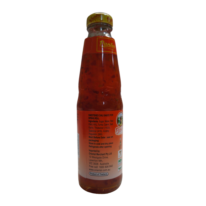Pantai Sweetened Chilli Sauce for Spring Roll 300ml Back