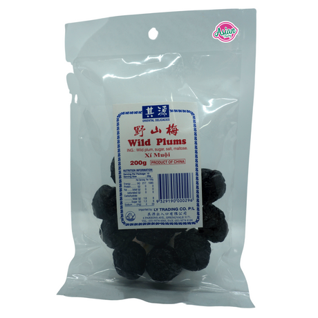 Oriental Delicacies Wild Plums (Black) 200g Front