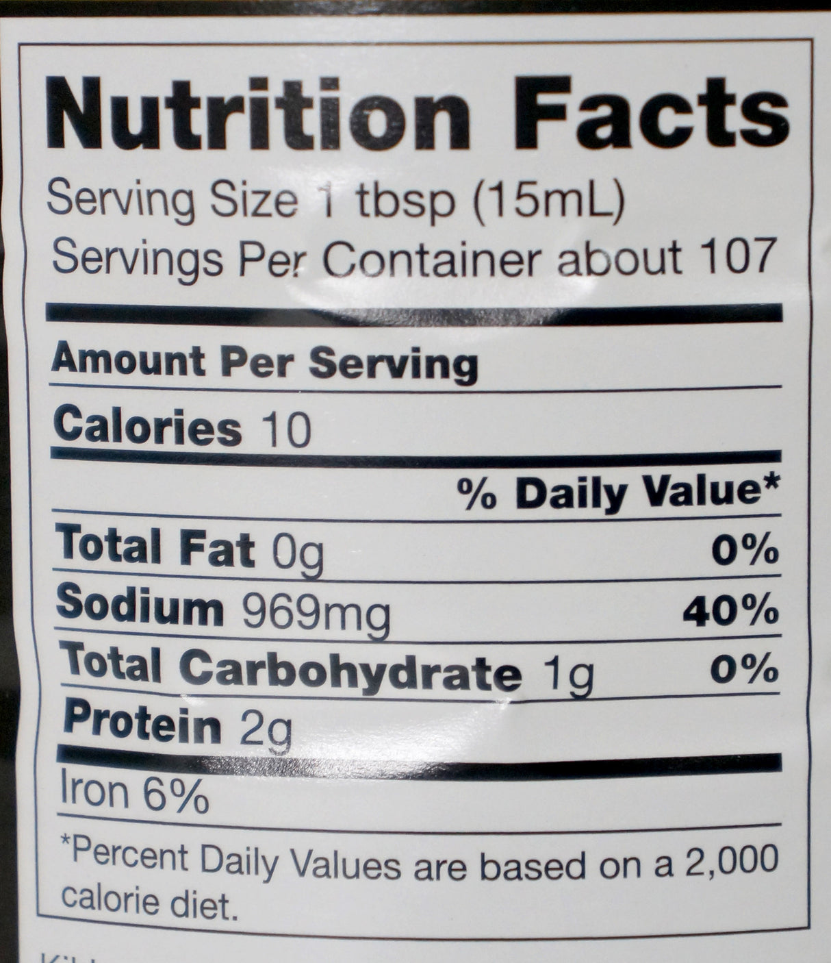 Kikkoman Soy Sauce 1600ml Back
