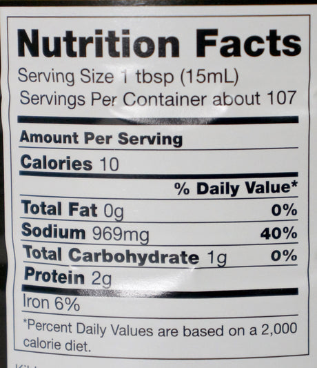 Kikkoman Soy Sauce 1600ml Back