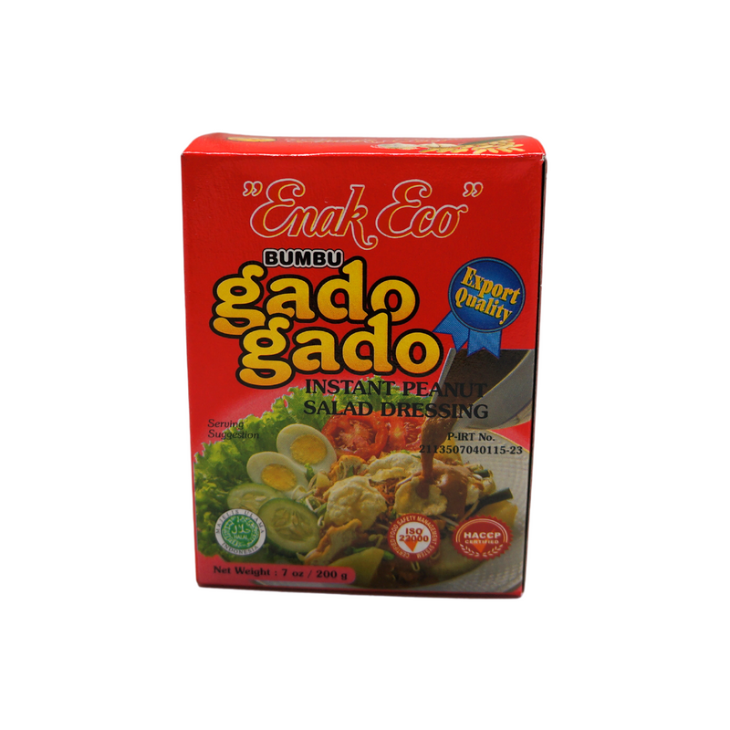 Enak Eco Instant Peanut Salad Dressing Gado Gado 200g Front