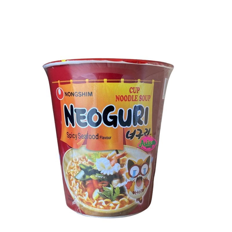 Nongshim Neoguri Spicy Seafood Noodle Cup 62g Front