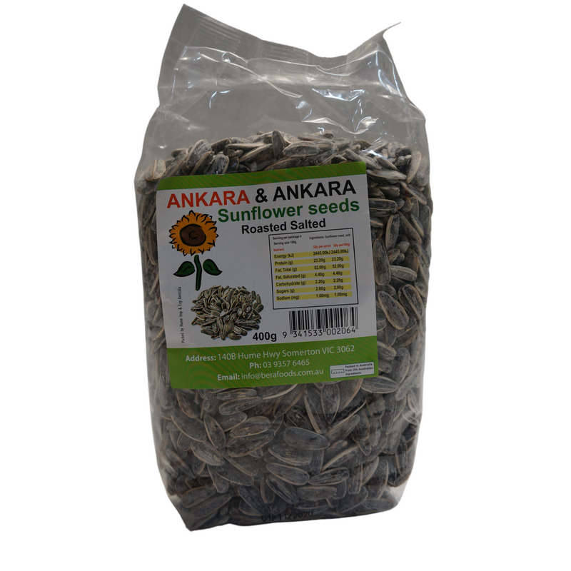 Ankara Sunflower Seeds Roasted SALTED 400g Front