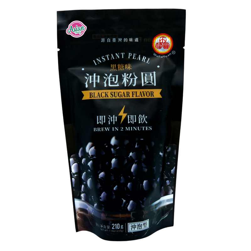 WuFuYuan Instant Pearl Black Sugar Flavour (2min) 210g Front