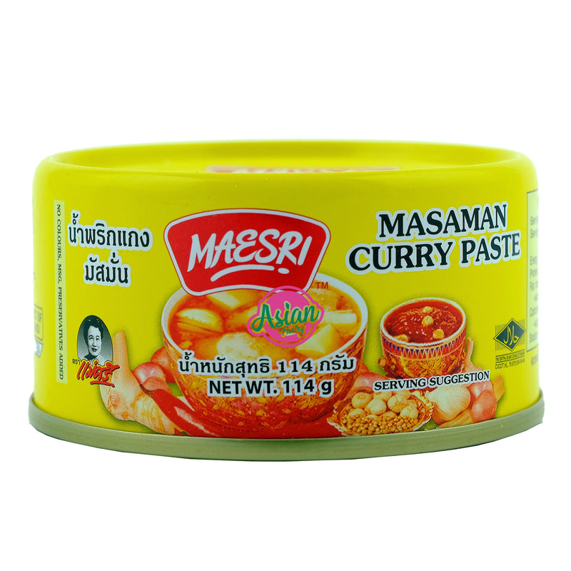 Maesri Masaman Curry Paste 114g Front