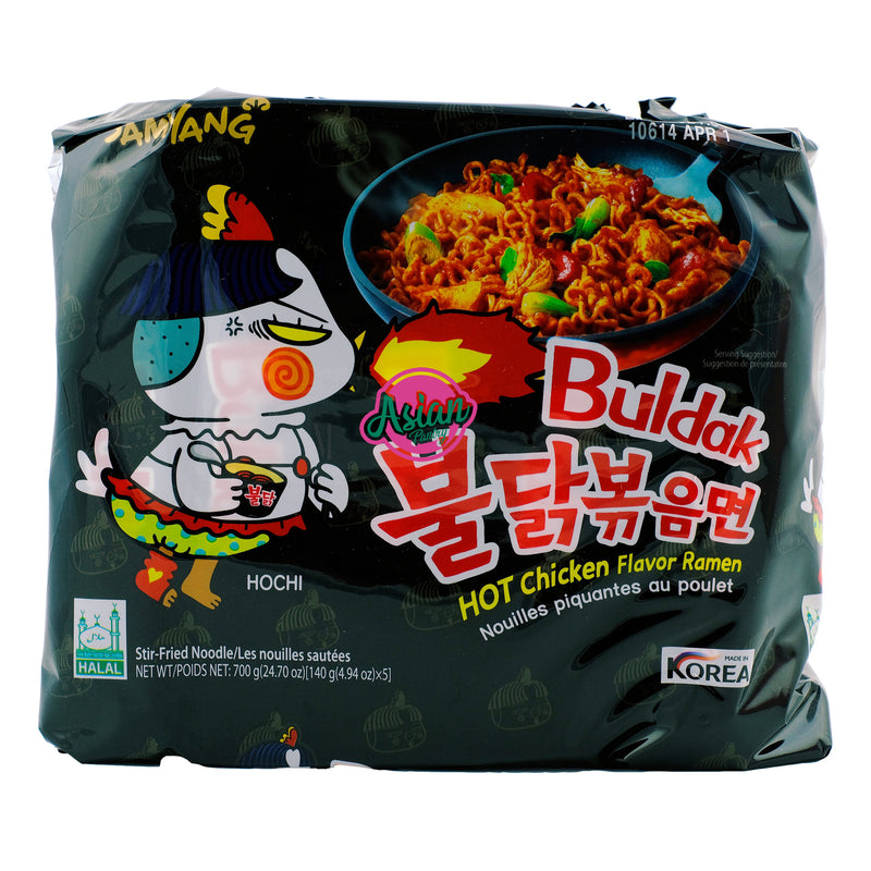 Samyang Hot Chicken Flavour Ramen 5 Pack 700g Front