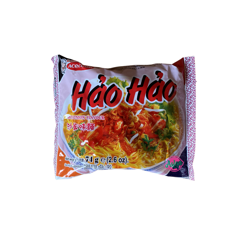 Acecook Hao Hao Noodle Sate Onion Flavour 74g Front