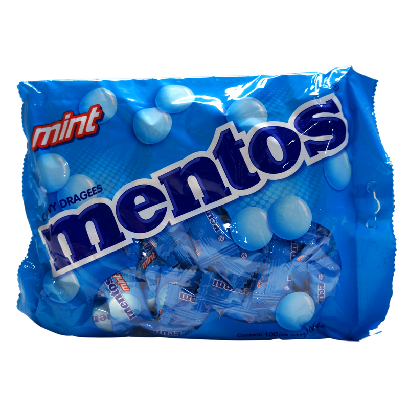 Mentos Mint Chewy Candy 100pcs Front