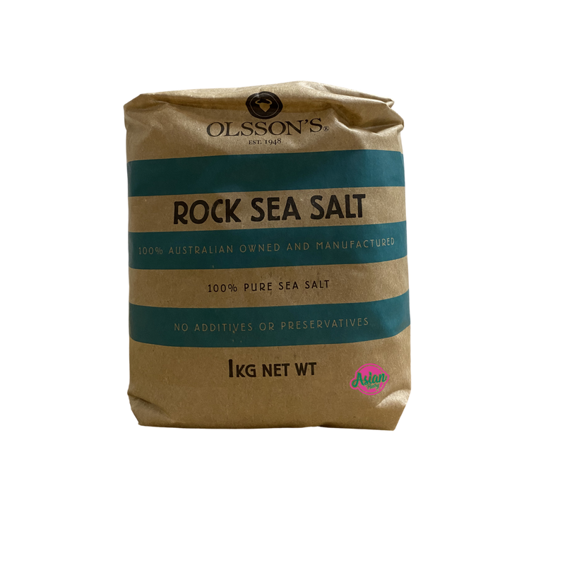 Olsson's Rock Sea Salt 1000g Front