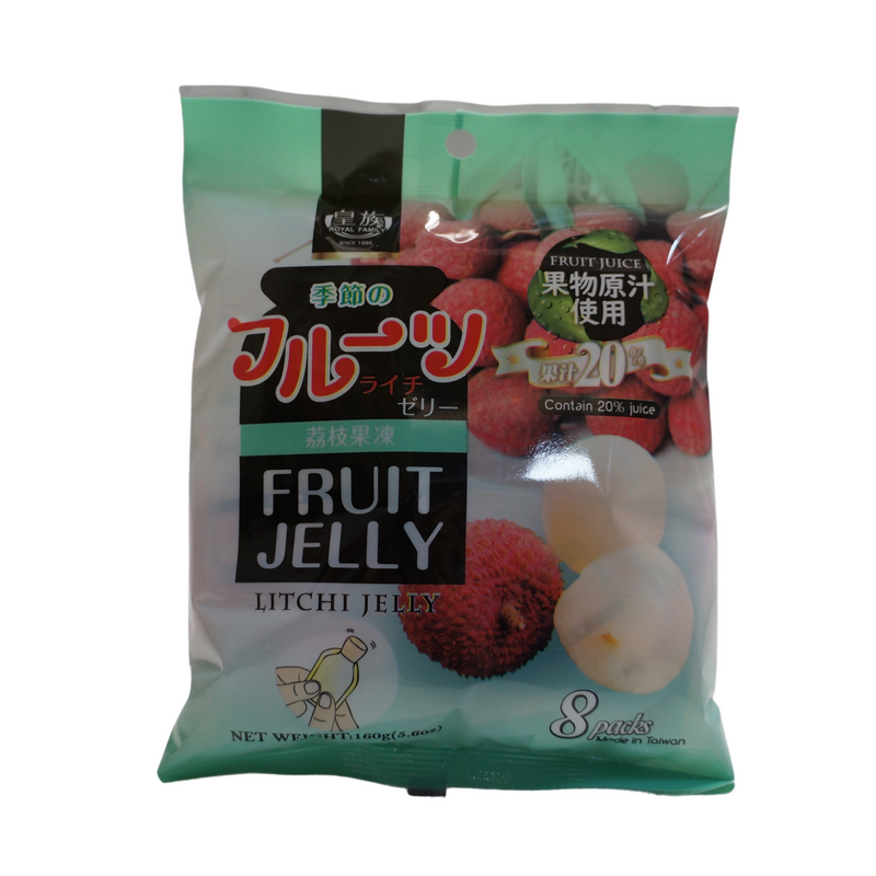 Royal Family Lychee Fruit Jelly 160g Front