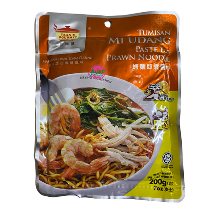 Tean's Gourmet Prawn Noodle Paste 200g Front