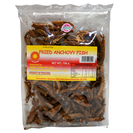 Sun Brand Fried Anchovy Fish ORIGINAL 100g Front