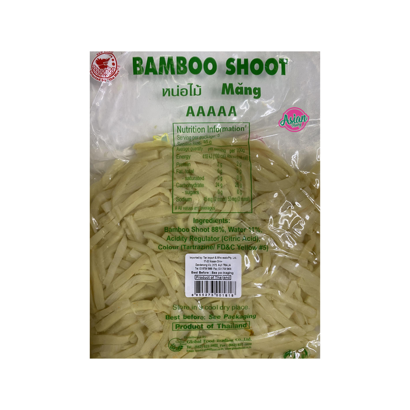 Chang Bamboo Shoot Strips 454g Nutritional Information & Ingredients