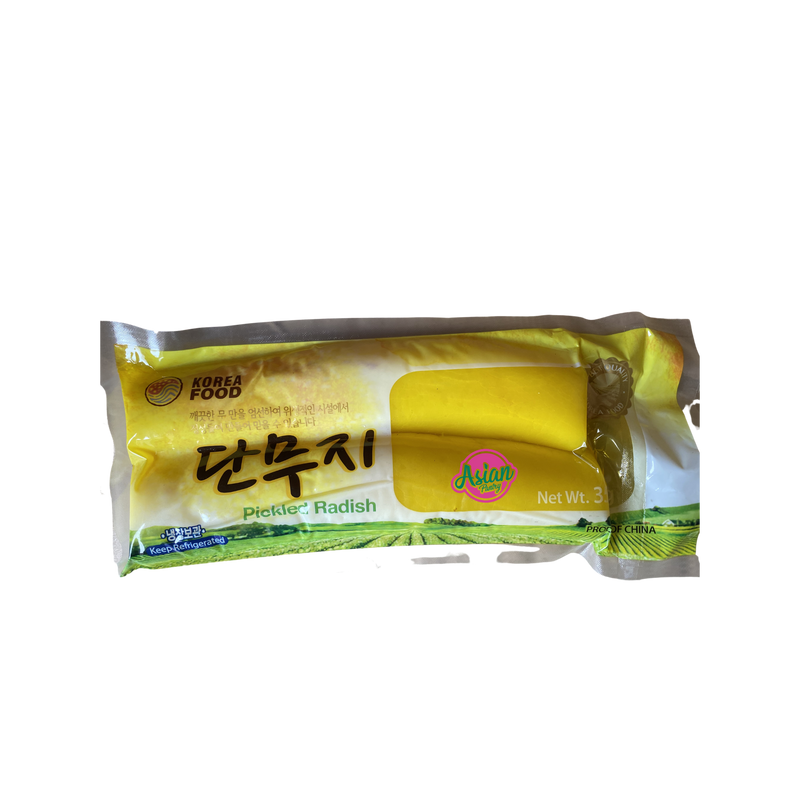 Korea Food Yellow Pickled Radish 350g Front