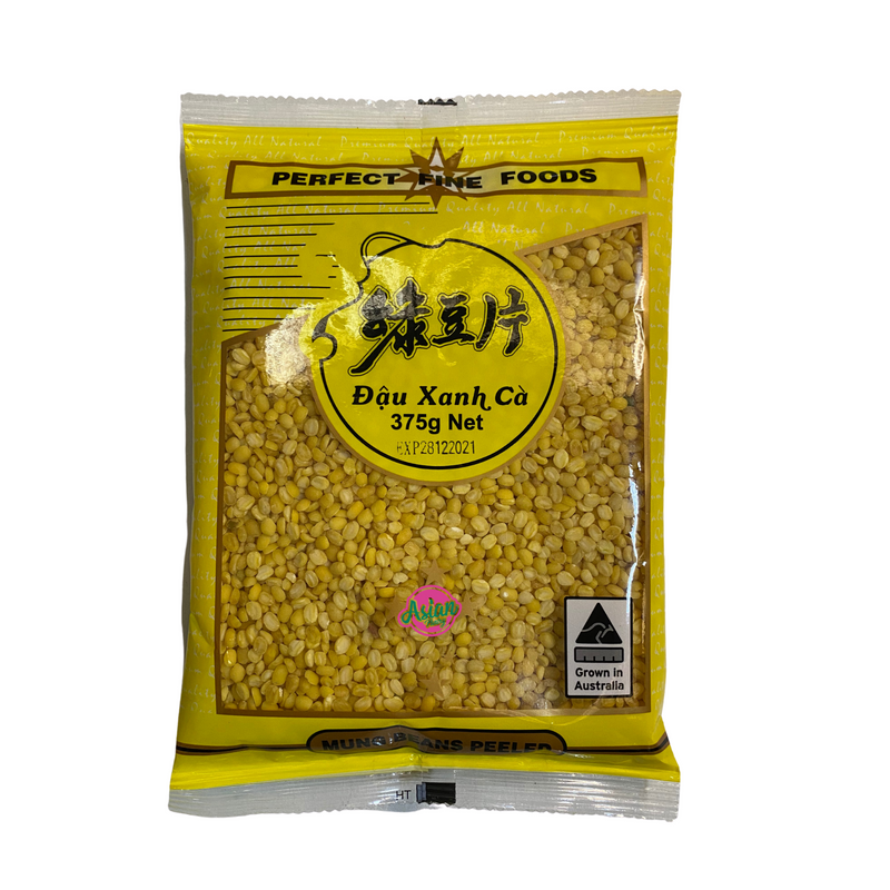 Perfect Fine Foods Mung Beans Peeled 375g Front