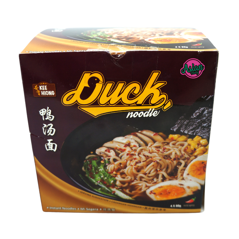 Kee Hong Instant Duck Noodle 4pk 320g Front