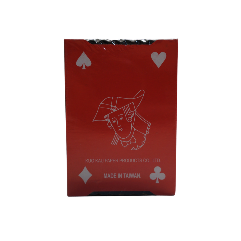 Royal All Plastic Playing Cards Red 54pcs Back