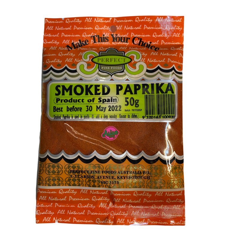 Perfect Fine Foods Smoked Paprika 50g Front