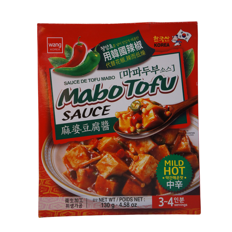 Wang Korea Mabo Tofu Sauce Mild Hot 130g Front