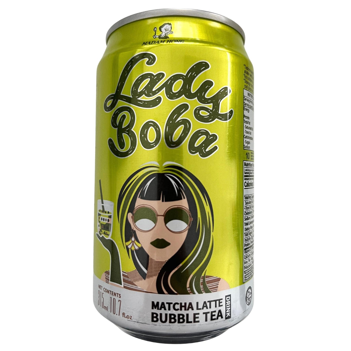 Madam Hong Matcha Latte Bubble Tea 315ml