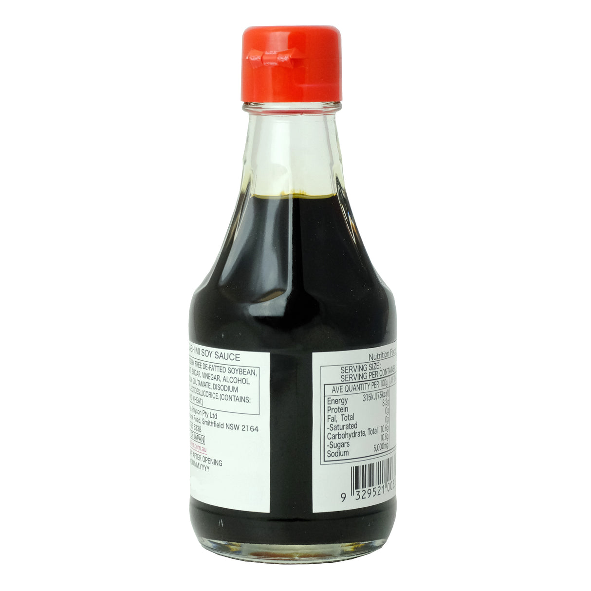 Kido Sashimi Soy Sauce 200ml Back