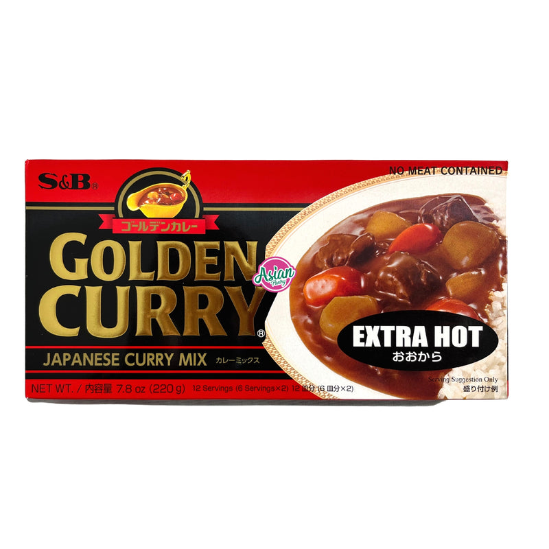 S&B Golden Curry Mix EXTRA HOT 220g