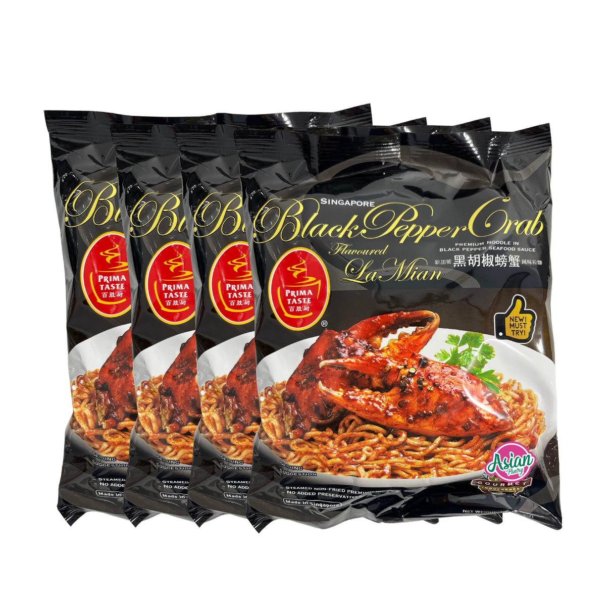 Prima Taste Mee Ketam Lada Hitam Singapura (4 Pek)