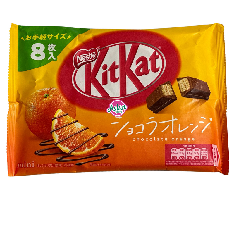 Nestle Kit Kat Mini Chocolate Orange 8pcs 100g