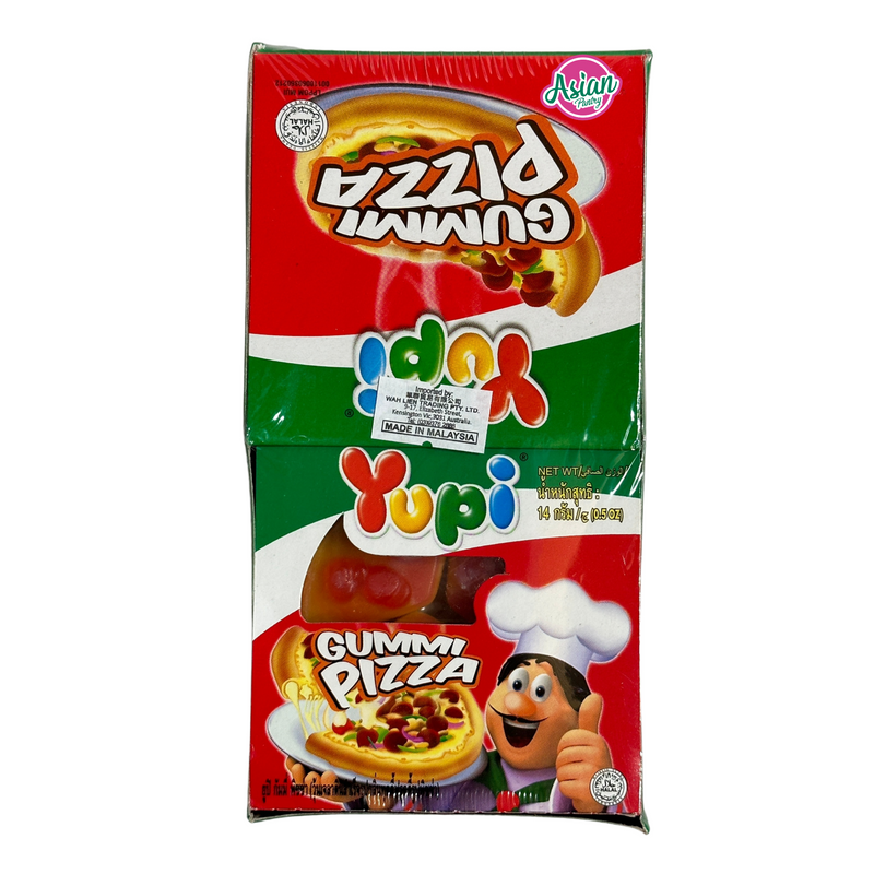 Yupi Mini Gummi Pizza 12 pcs 168g