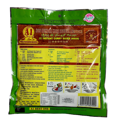 A1 Kuah Kari Segera (Rendang) 230g