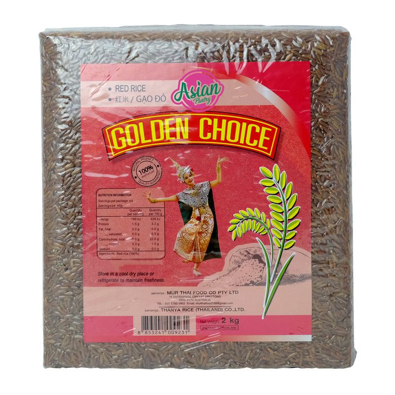 Golden Choice Red Rice 2000g Front