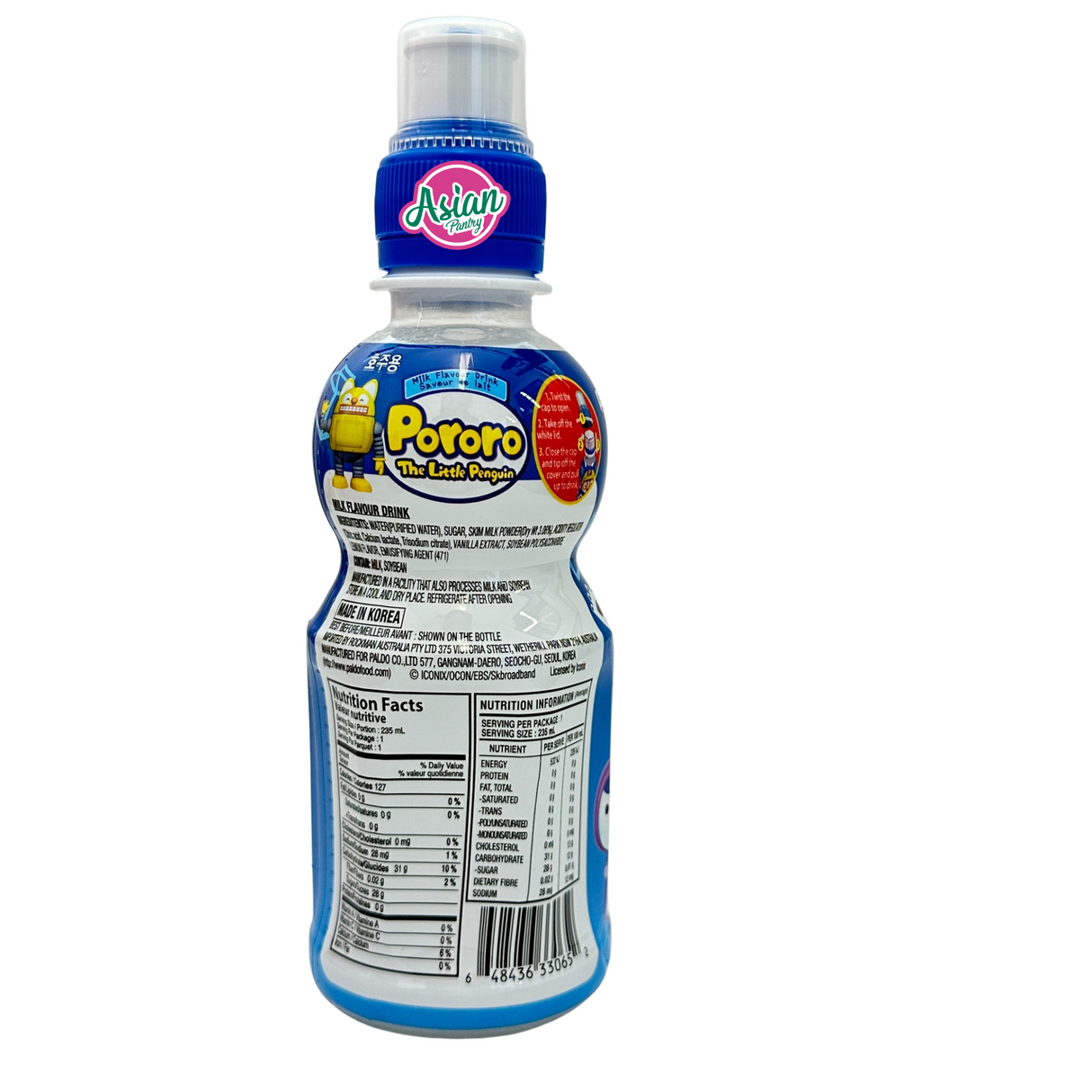 Paldo Pororo Milky-Blue 235ml