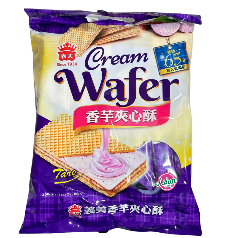 I Mei Taro Cream Wafers 16 pcs 400g