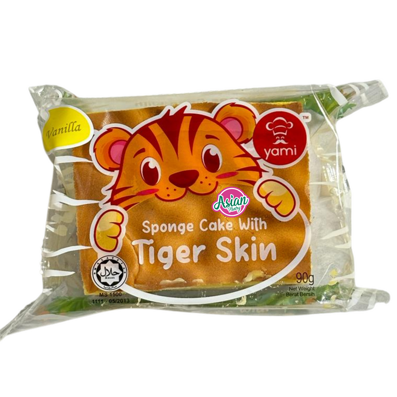 Yami Sponge Cake With Tiger Skin Vanilla  90g (Best Before 18/04/2024)