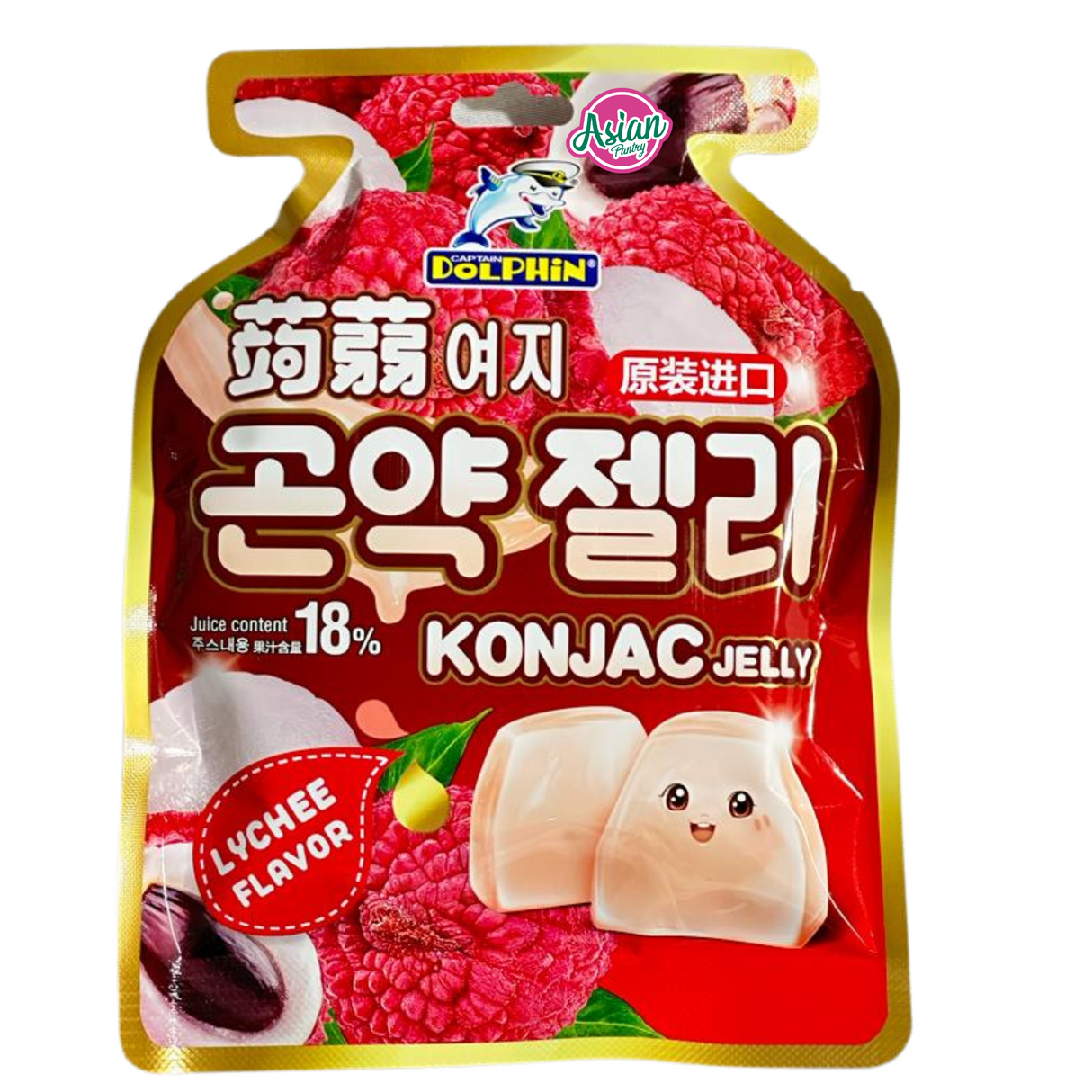 Dolphin Konjac Perisa Laici Jeli 10pcs 200g