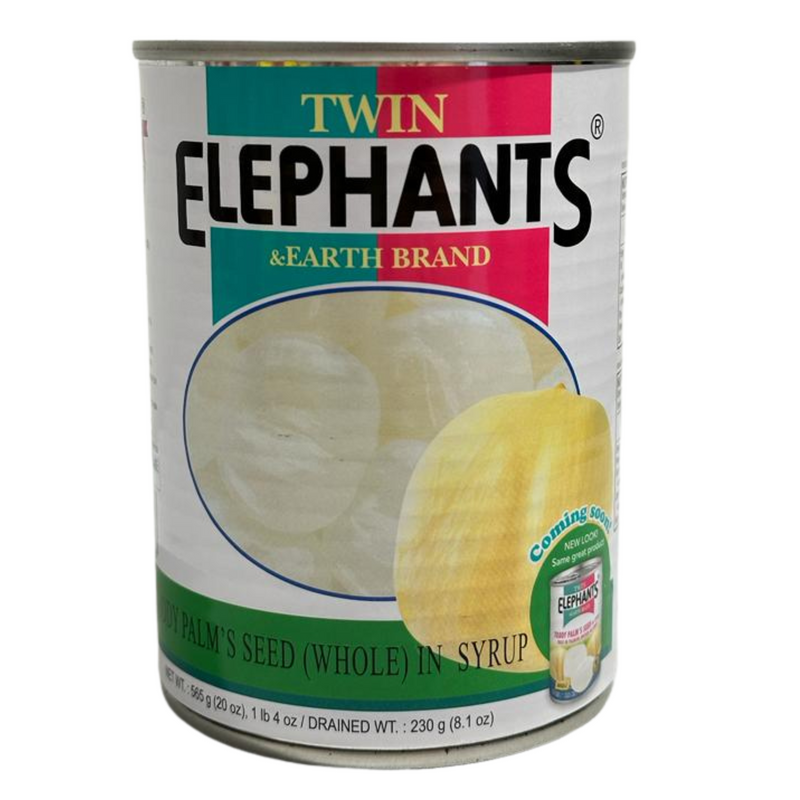 Twin Elephants Toddy Palm's Seed (Whole) in Syrup  565g