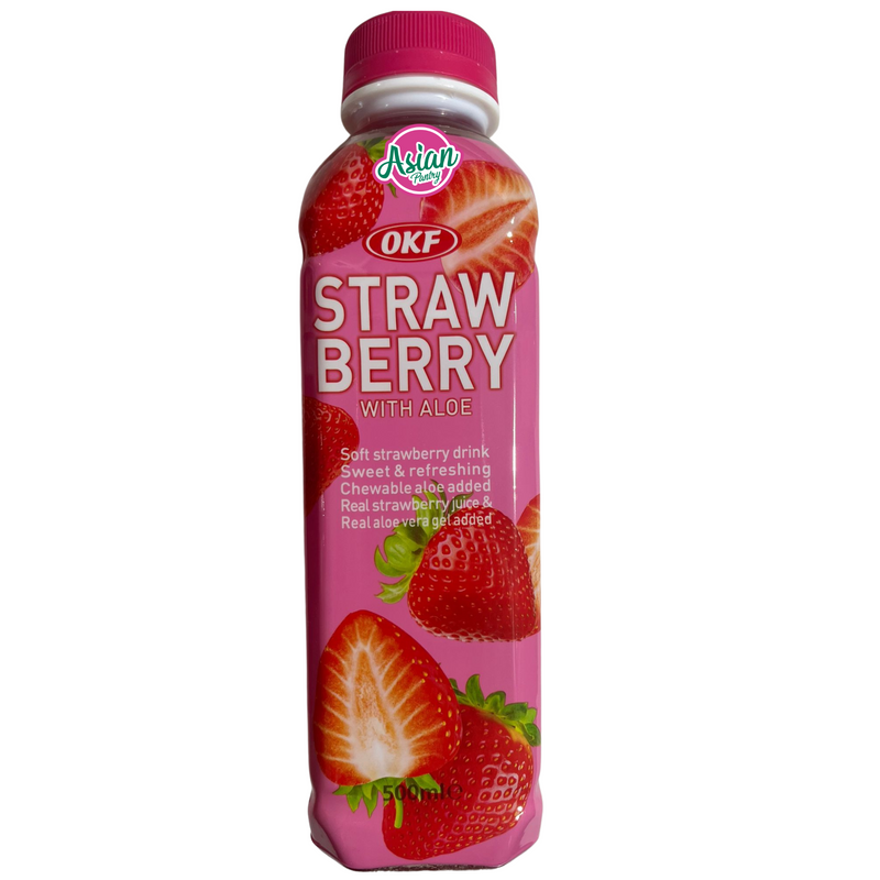 OKF Farm's Yogurt Strawberry with Aloe Drink 500ml