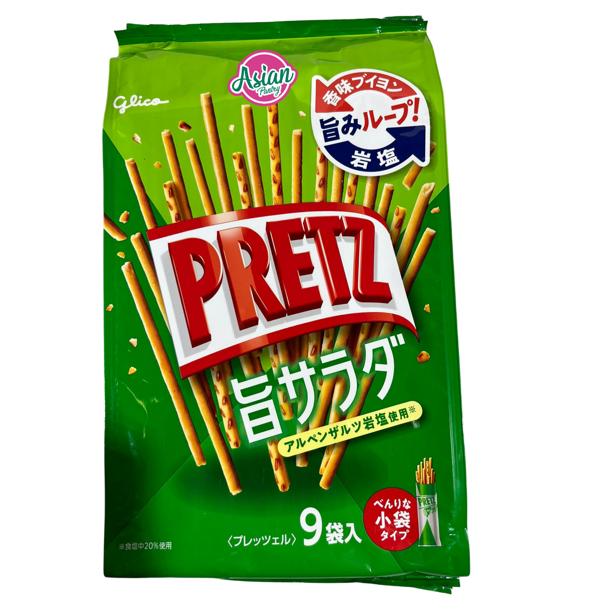 Glico Pretz Salada 9 pkt 143g