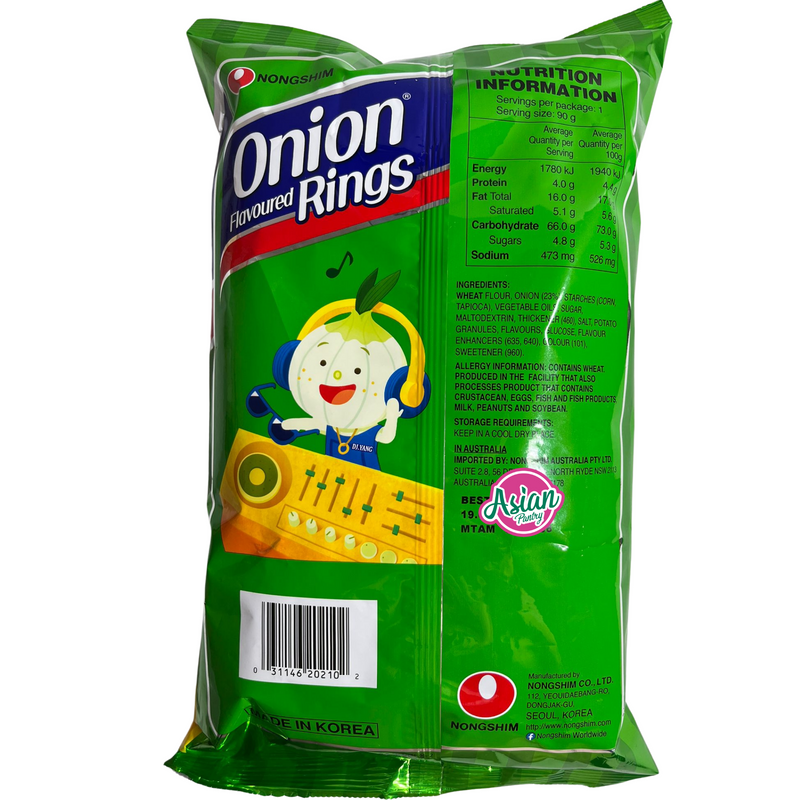 Nongshim Onion Flavour Rings 90g